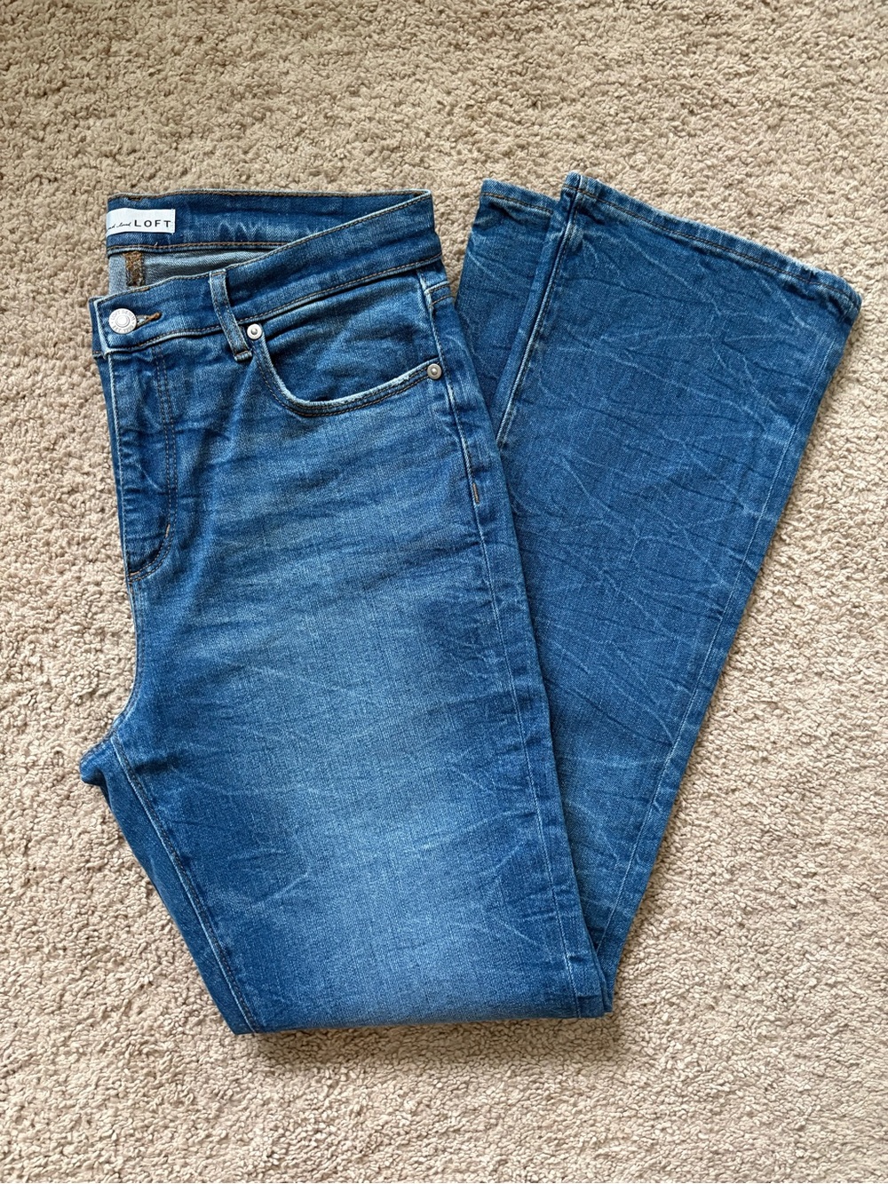 LOFT Women's Boot Cut Jeans in Medium Blue
